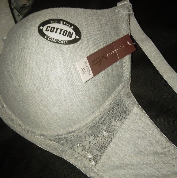 NWT Sofra Intimates Fit Style Cotton Bra - Picture 2 of 3
